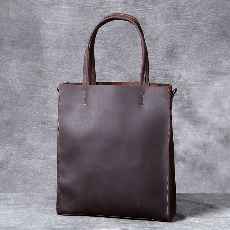 Luxury Bags That Fit Laptop - Vintage couro genuíno dos homens mão
