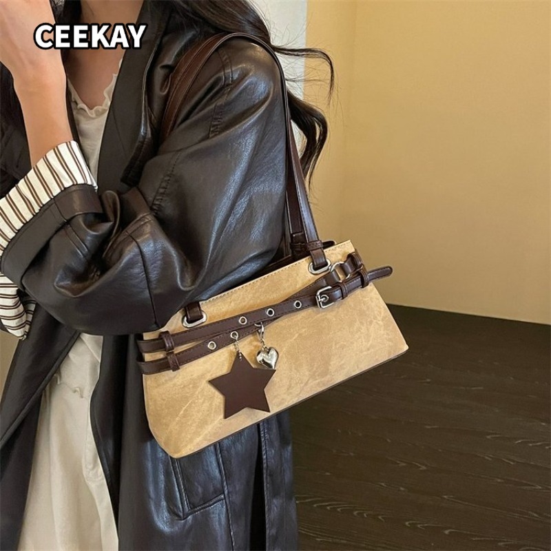 Saddle Bag Distressed - Bolsa de Mão Feminina CEEKAY em