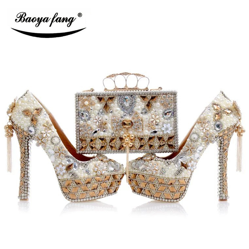 Luxury Bags And Shoes - Sapatos de casamento de cristal de