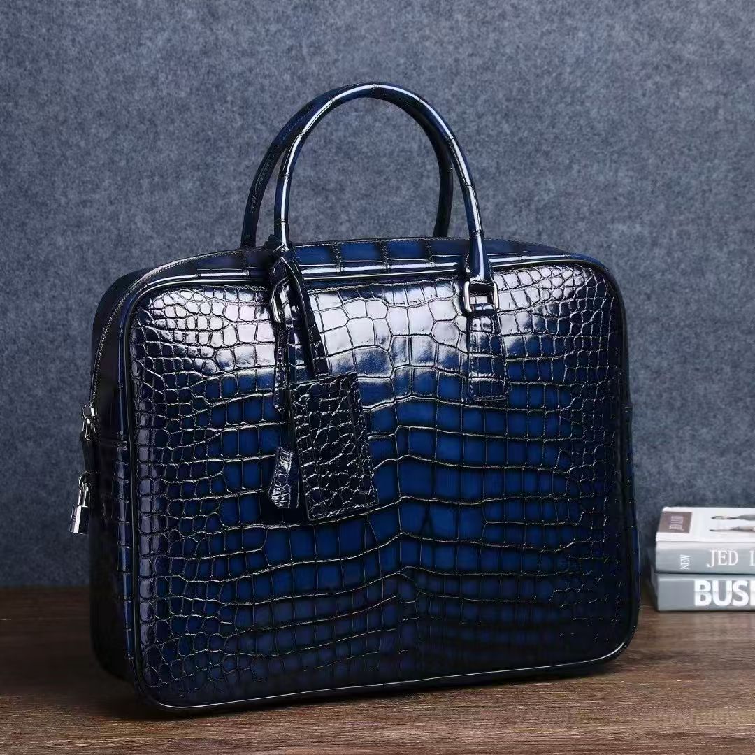 Luxury Bags That Fit Laptop - 2025 novo luxo jacaré padrão de