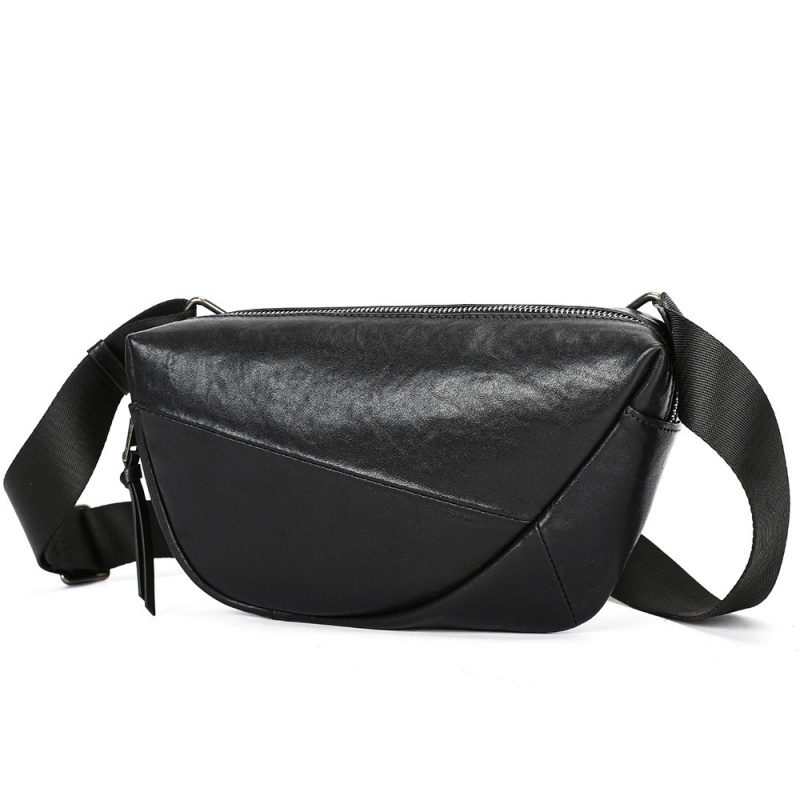 Saddle Bag Distressed - Bolsa de peito masculina vintage em