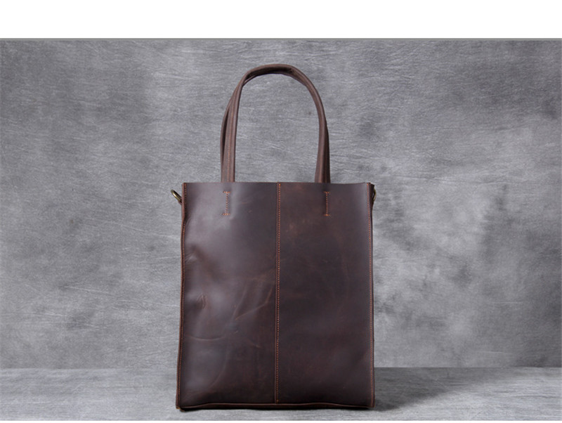 Vintage couro genuíno dos home - Luxury Bags That Fit Laptop avaliação e preço