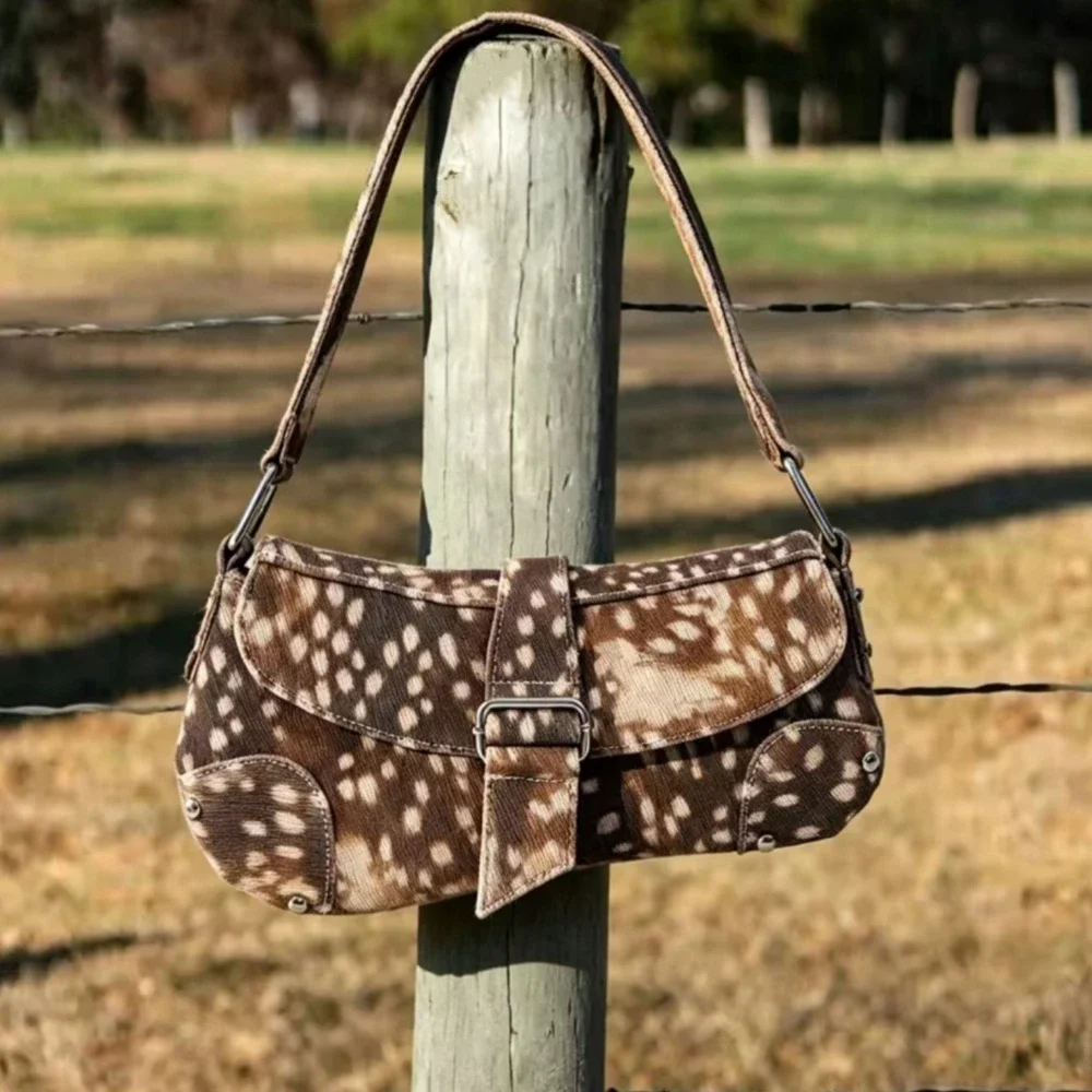 Nova Bolsa de Ombro 2026 com E - Saddle Bag Distressed avaliação e preço