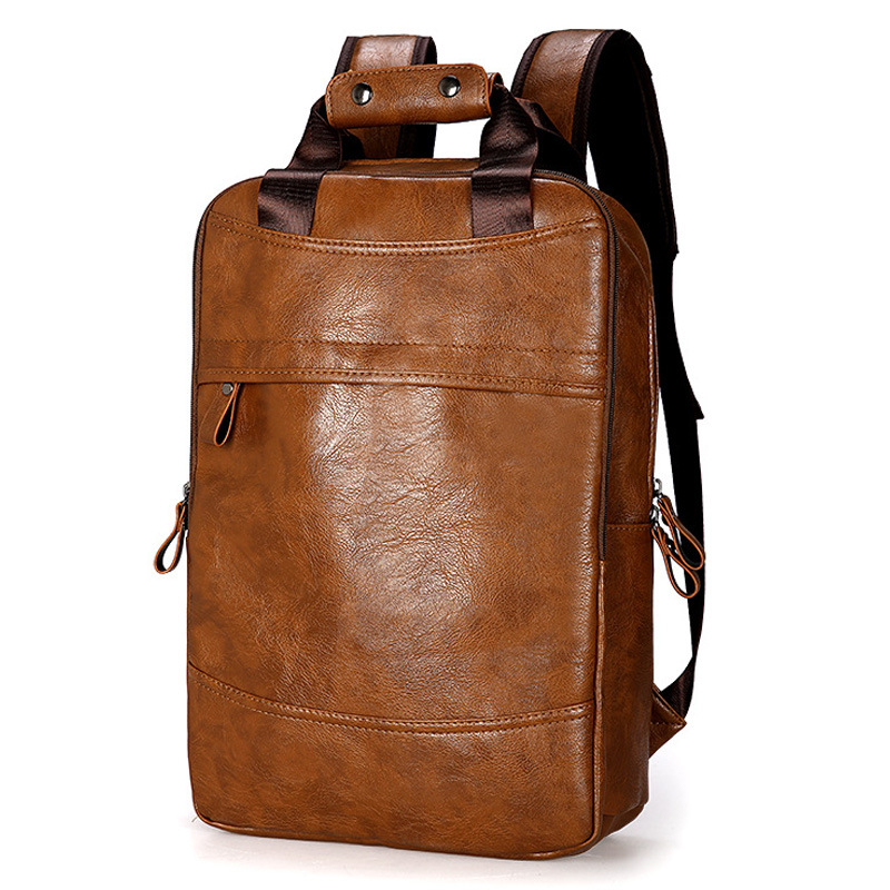 Mochila de couro PU impermeáve - Luxury Bags That Fit Laptop avaliação e preço