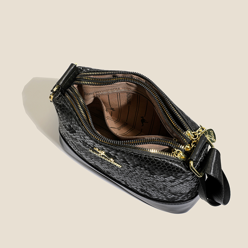 Cobra estampado bolsa de ombro - Luxury Bags Girls avaliação e preço