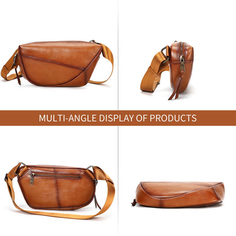 Bolsa de peito masculina vinta - Saddle Bag Distressed avaliação e preço