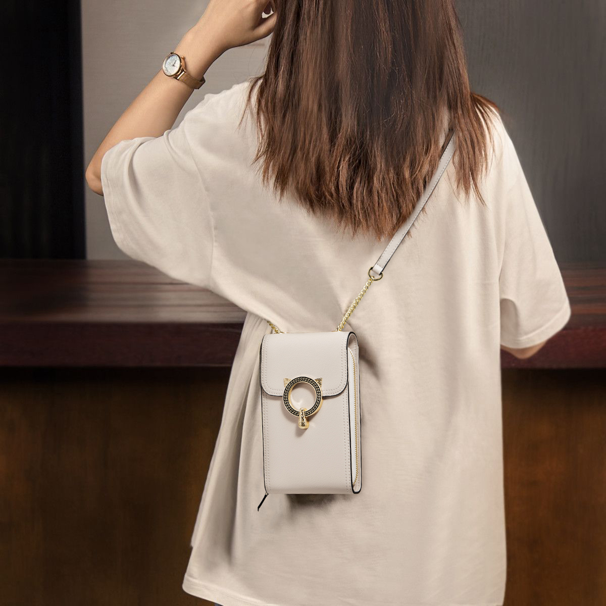 Bolsa de Couro Sintético FOXER - Luxury Bags Girls avaliação e preço